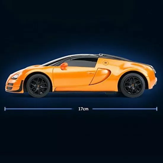 Masina cu telecomanda Bugatti Grand Sport Vitesse portocaliu scara 1:24
