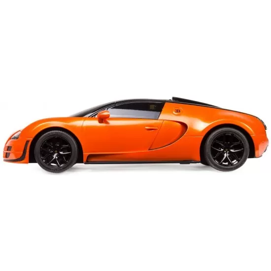 Masina cu telecomanda Bugatti Grand Sport Vitesse portocalie scara 1:18 Masina cu telecomanda Bugatti Grand Sport Vitesse portocalie scara 1:18