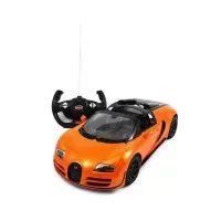 Masina cu telecomanda Bugatti Grand Sport Vitesse portocaliu cu scara 1:14