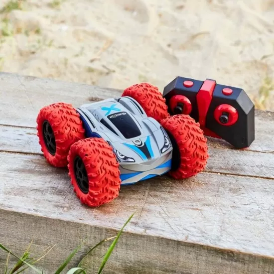 Masina cu telecomanda Exost 360 Cross rosie scara 1:18 Masina cu telecomanda Exost 360 Cross rosie scara 1:18