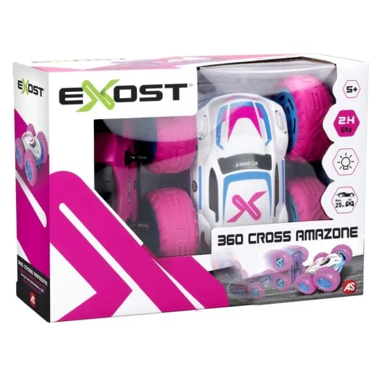 Masina cu telecomanda Exost RC 1:18 360 Cross Led Amazone Masina cu telecomanda Exost RC 1:18 360 Cross Led Amazone