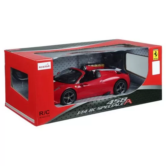 Masina cu telecomanda Ferrari 458 rosie scara 1:14 Masina cu telecomanda Ferrari 458 rosie scara 1:14