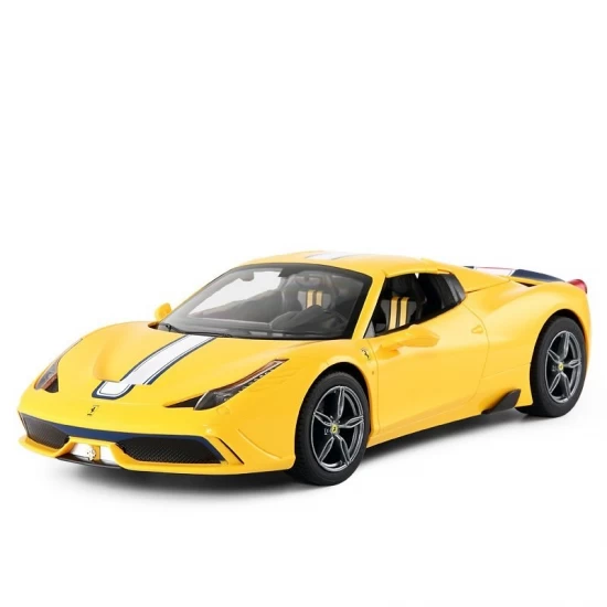 Masina cu telecomanda Ferrari 458 Speciale A galben scara 1:14 Masina cu telecomanda Ferrari 458 Speciale A galben scara 1:14