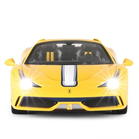 Masina cu telecomanda Ferrari 458 Speciale A galben scara 1:14 Masina cu telecomanda Ferrari 458 Speciale A galben scara 1:14