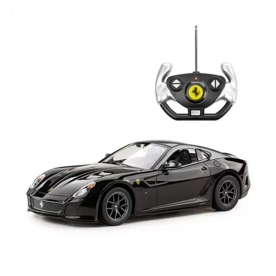 Masina cu telecomanda Ferrari 599 GTO neagra scara 1:14