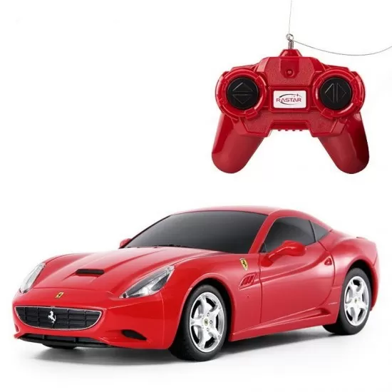 Masina cu telecomanda Ferrari California rosie scara 1:24 Masina cu telecomanda Ferrari California rosie scara 1:24