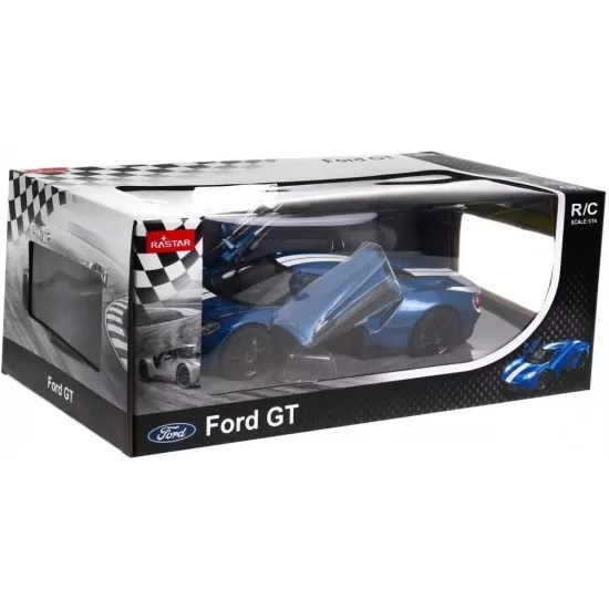 Masina cu telecomanda Ford GT albastru cu scara 1:14 Masina cu telecomanda Ford GT albastru cu scara 1:14