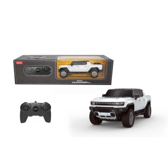 Masina cu telecomanda Hummer EV alb scara 1:24 Masina cu telecomanda Hummer EV alb scara 1:24