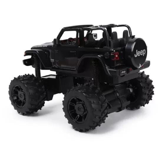 Masina cu telecomanda Jeep Wrangler JL negru cu scara 1:14 Masina cu telecomanda Jeep Wrangler JL negru cu scara 1:14