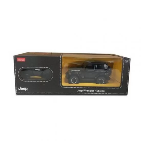 Masina cu telecomanda Jeep Wrangler JL negru scara 1:24 Masina cu telecomanda Jeep Wrangler JL negru scara 1:24