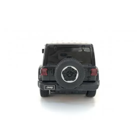 Masina cu telecomanda Jeep Wrangler JL negru scara 1:24 Masina cu telecomanda Jeep Wrangler JL negru scara 1:24