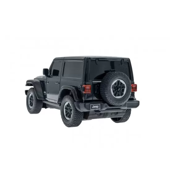 Masina cu telecomanda Jeep Wrangler JL negru scara 1:24 Masina cu telecomanda Jeep Wrangler JL negru scara 1:24