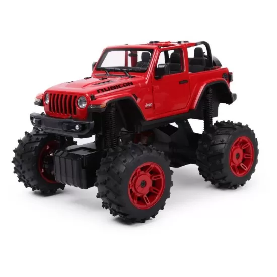 Masina cu telecomanda Jeep Wrangler JL rosu cu scara 1:14 Masina cu telecomanda Jeep Wrangler JL rosu cu scara 1:14