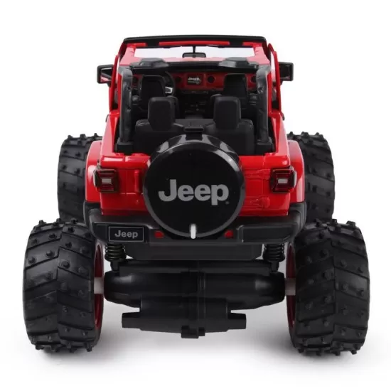 Masina cu telecomanda Jeep Wrangler JL rosu cu scara 1:14 Masina cu telecomanda Jeep Wrangler JL rosu cu scara 1:14