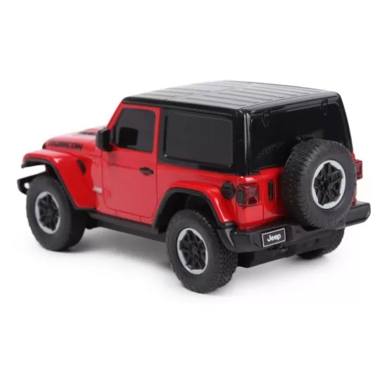 Masina cu telecomanda Jeep Wrangler JL rosu scara 1:24 Masina cu telecomanda Jeep Wrangler JL rosu scara 1:24