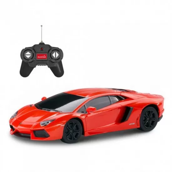 Masina cu telecomanda Lamborghini Aventador rosu scara 1:24 Masina cu telecomanda Lamborghini Aventador rosu scara 1:24