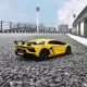 Masina cu telecomanda Lamborghini Aventador SVJ galben scara 1:24