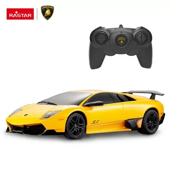 Masina cu telecomanda Lamborghini Murcielago LP670 galben scara 1:24 Masina cu telecomanda Lamborghini Murcielago LP670 galben scara 1:24