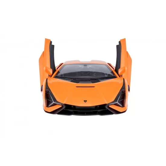 Masina cu telecomanda Lamborghini Sian portocaliu cu scara 1:14