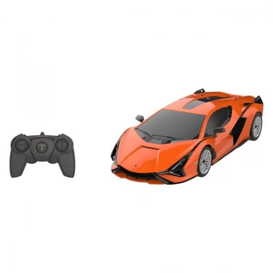 Masina cu telecomanda Lamborghini Sian portocaliu scara 1:24 Masina cu telecomanda Lamborghini Sian portocaliu scara 1:24