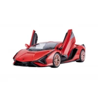 Masina cu telecomanda Lamborghini Sian rosu cu scara 1:14