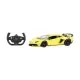 Masina cu telecomanda Lamorghini Aventador SVJ galben scara 1:14
