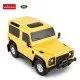 Masina cu telecomanda Land Rover Defender galben scara 1:24 Masina cu telecomanda Land Rover Defender galben scara 1:24