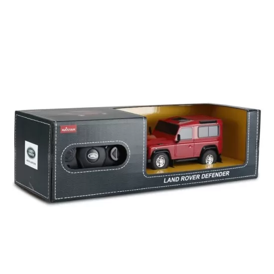 Masina cu telecomanda Land Rover Defender rosie scara 1:24