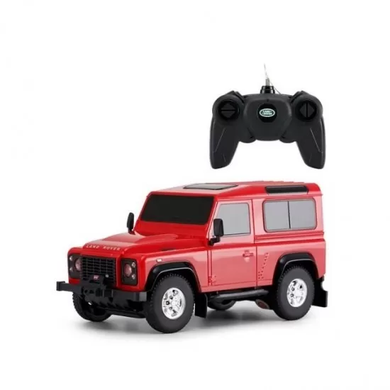 Masina cu telecomanda Land Rover Defender rosie scara 1:24