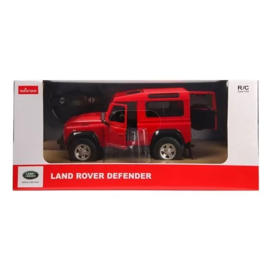 Masinuta cu telecomanda Land Rover Defender rosu scara 1:14 Masinuta cu telecomanda Land Rover Defender rosu scara 1:14
