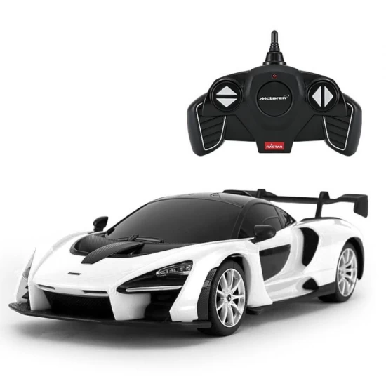 Masina cu telecomanda McLaren Senna alb cu scara 1:18 Masina cu telecomanda McLaren Senna alb cu scara 1:18