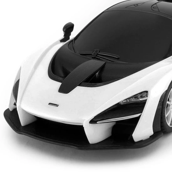 Masina cu telecomanda McLaren Senna alb cu scara 1:18 Masina cu telecomanda McLaren Senna alb cu scara 1:18