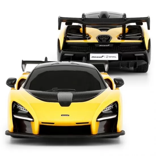 Masina cu telecomanda McLaren Senna galben cu scara 1:24