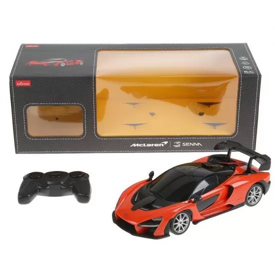 Masina cu telecomanda McLaren Senna portocaliu scara 1:18 Masina cu telecomanda McLaren Senna portocaliu scara 1:18
