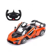 Masina cu telecomanda McLaren Senna portocaliu cu scara 1:14