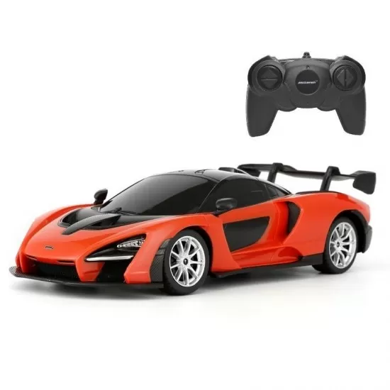 Masina cu telecomanda McLaren Senna portocaliu scara 1:24 Masina cu telecomanda McLaren Senna portocaliu scara 1:24
