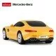 Masinuta cu telecomanda Mercedes AMG GT galben scara 1:24 Masinuta cu telecomanda Mercedes AMG GT galben scara 1:24