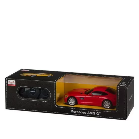 Masina cu telecomanda Mercedes AMG GT rosu scara 1:24 Masina cu telecomanda Mercedes AMG GT rosu scara 1:24