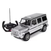 Masina cu telecomanda Mercedes-Benz G55 argintiu scara 1:14
