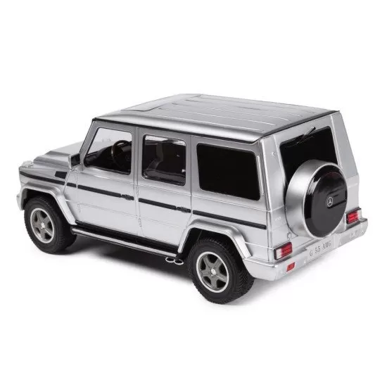 Masina cu telecomanda Mercedes-Benz G55 argintiu scara 1:14