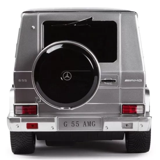 Masina cu telecomanda Mercedes-Benz G55 argintiu scara 1:14