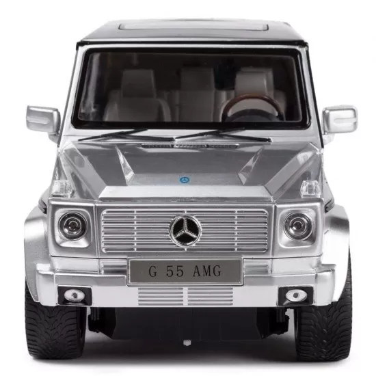 Masina cu telecomanda Mercedes-Benz G55 argintiu scara 1:14