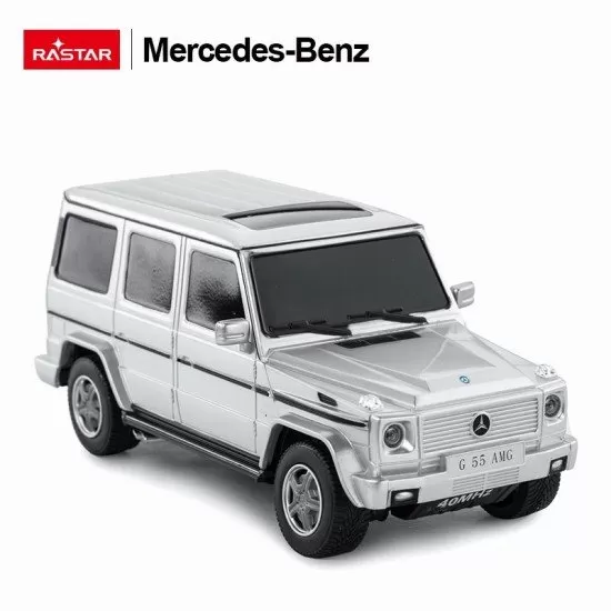 Masina cu telecomanda Mercedes-Benz G55 gri scara 1:24 Masina cu telecomanda Mercedes-Benz G55 gri scara 1:24