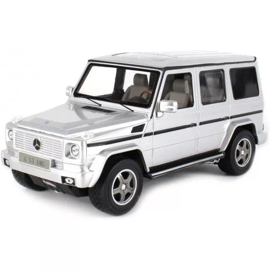 Masina cu telecomanda Mercedes-Benz G55 gri scara 1:24 Masina cu telecomanda Mercedes-Benz G55 gri scara 1:24