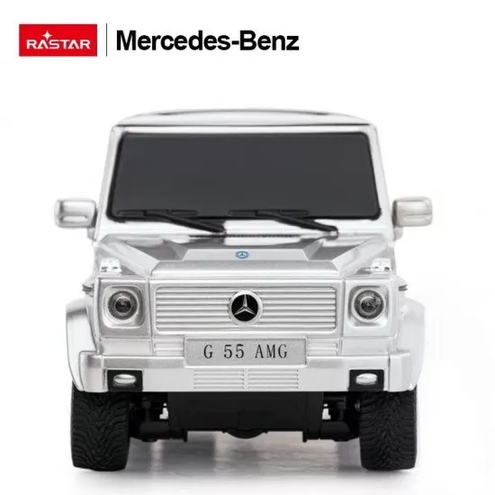 Masina cu telecomanda Mercedes-Benz G55 gri scara 1:24 Masina cu telecomanda Mercedes-Benz G55 gri scara 1:24