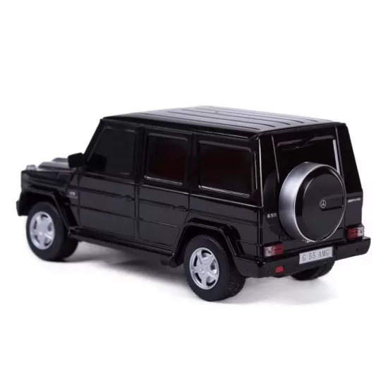 Masina cu telecomanda Mercedes-Benz G55 negru cu scara 1:24 Masina cu telecomanda Mercedes-Benz G55 negru cu scara 1:24