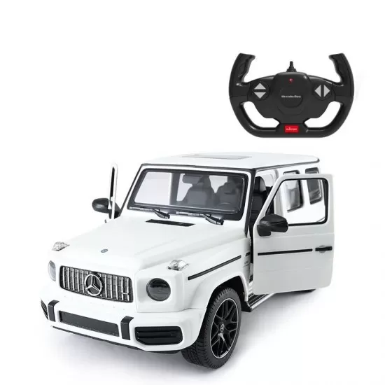 Masina cu telecomanda Mercedes-Benz G63 alb scara 1:14 Masina cu telecomanda Mercedes-Benz G63 alb scara 1:14