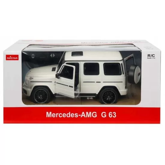 Masina cu telecomanda Mercedes-Benz G63 alb scara 1:14 Masina cu telecomanda Mercedes-Benz G63 alb scara 1:14