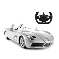 Masina cu telecomanda Mercedes-Benz SLR argintie scara 1:12