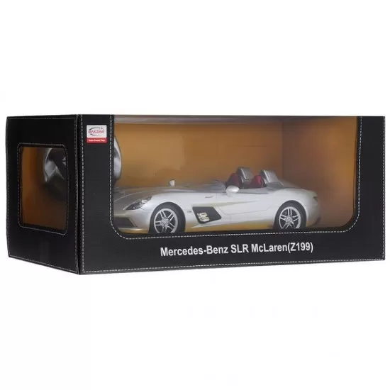 Masina cu telecomanda Mercedes-Benz SLR argintie scara 1:12
